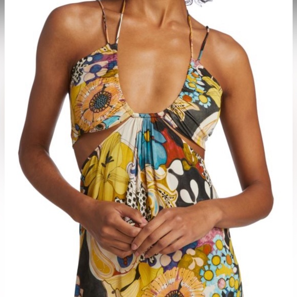 ALEXIS - Cassandra Floral Cutout Maxi Dress - Picture 7 of 9
